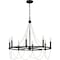 Quoizel Brigitta Chandelier 8 Lights Matte Black BGA5030MBK - alternate 3